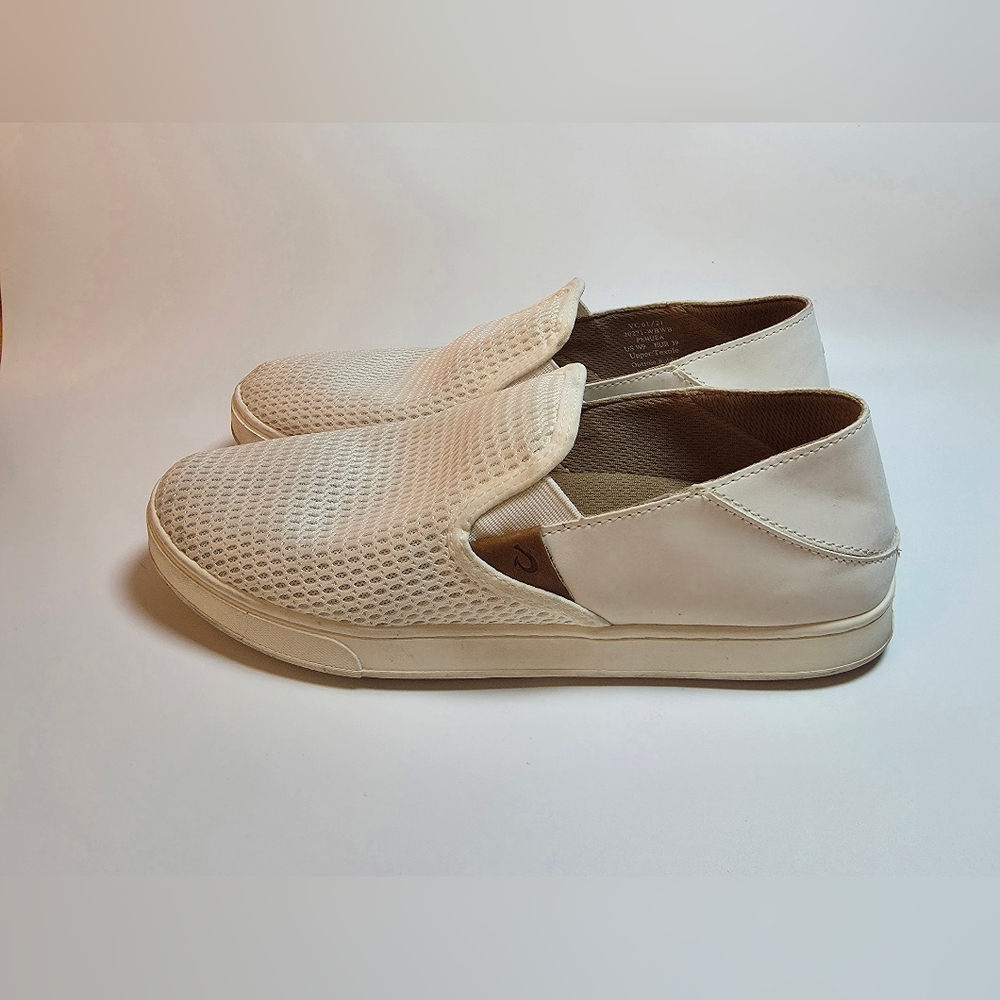 Olukai Pehuea Women's Mesh Upper Collapsible Heel Slip On Sneaker Size 9